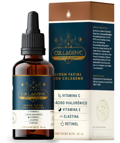 Imagen 1 de 7 de Serum Suero Vitamina C Colageno Acido Hialuronico Collagenic