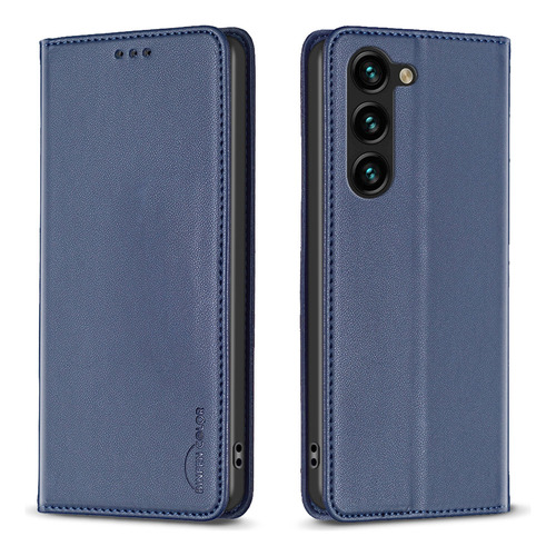 B Funda Magnética De Piel Tipo Cartera Para Samsung Galaxy