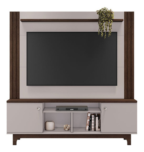 Home Balsamo Candian 150cm Mdp/mdf Tvs 65pol Jcm Movelaria Cor Café/off White