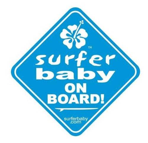 Adhesivo De Seguridad Para Bebé Surfista 