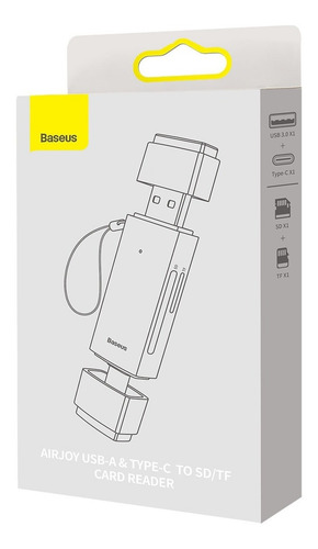 Imagen 2 de 10 de Lector De Tarjetas Sd Y Micro Sd Usb A / Usb C 3.0 Caba Mata