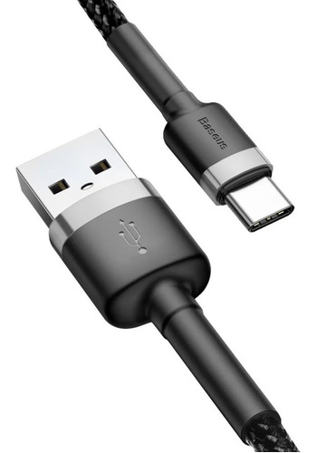 Cable Usb-c 3 Metros Carga Rapida Mallado Baseus Premium
