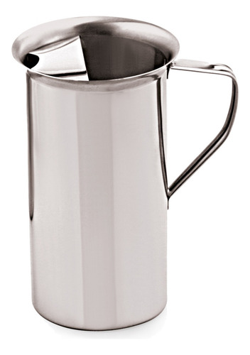 Jarra C/ Aparador De Gelo 1800ml Suco Água Bebidas Aço Inox