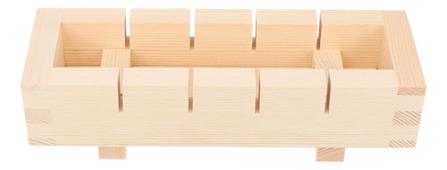 Molde Madera Para Sushi Hogar Caja Osizushi Onigiri Japon