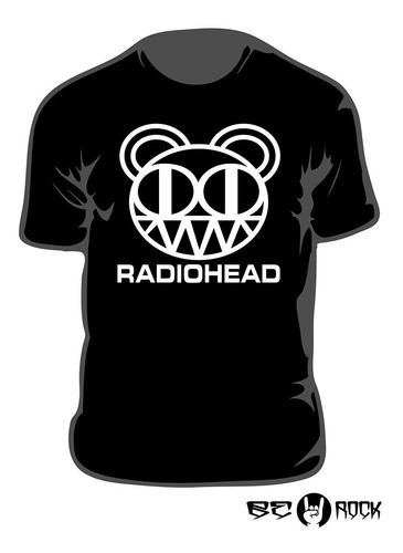 Remera Estampada Radiohead Vinilo Importado