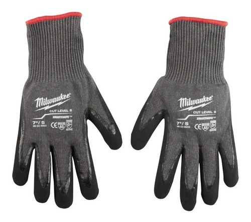 Imagen 3 de 10 de Guantes N5 Talla S Bañados En Nitrilo Milwaukee 48228950