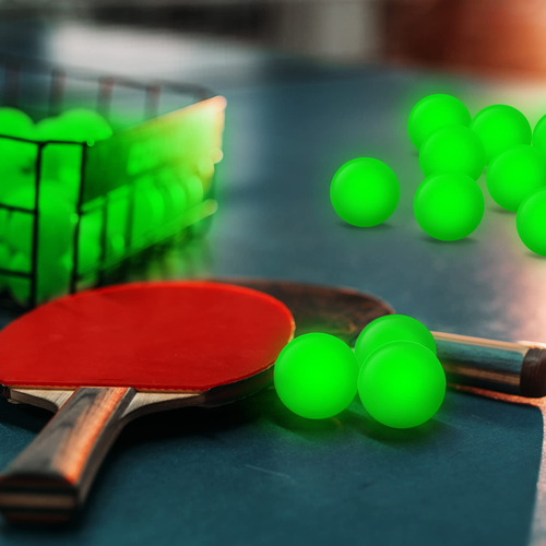 Leyndo - 48 Pelotas De Tenis De Mesa Que Brillan En La Oscur