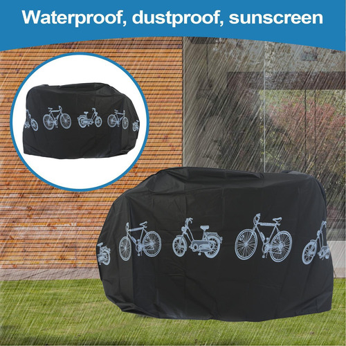 Lona Impermeable Para Bicicleta Cubierta De Almacenamiento R
