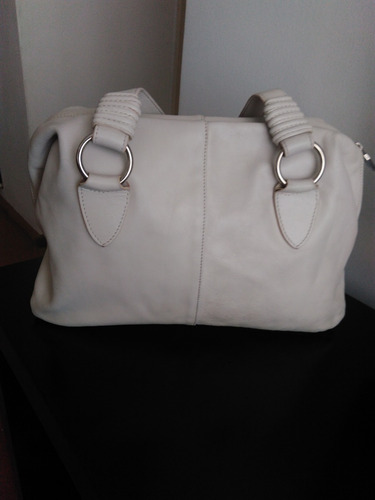 Cartera Prune Cuero Vacuno Original Tiza Usado Regalo Mama