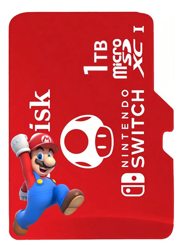 Memoria Micro Sd De 1 Tb Para Nintendo Switch 4k 100 Mb/s Microsdxc Uhs-i Velocidad Hasta 200mb/s Para Cámaras Drones Smartphones Grabación 4k Uh Tarjeta De Memoria Microsd Sd 1TB Micro Sd
