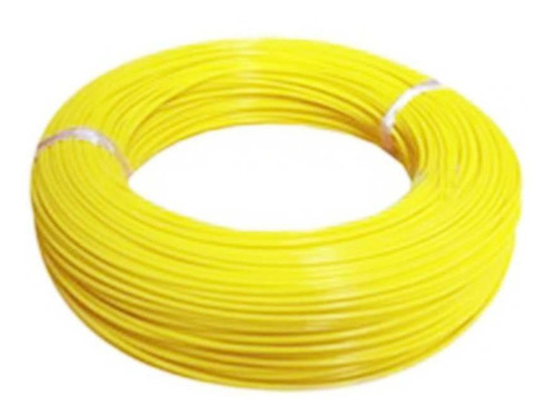 Fio Cabo Flexível 4mm Amarelo - 100 Metros