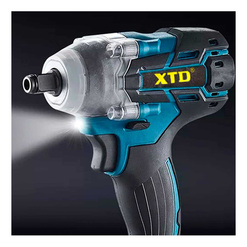 Llave De Impacto Inalámbrico + Set Dados ½'' Total Carros