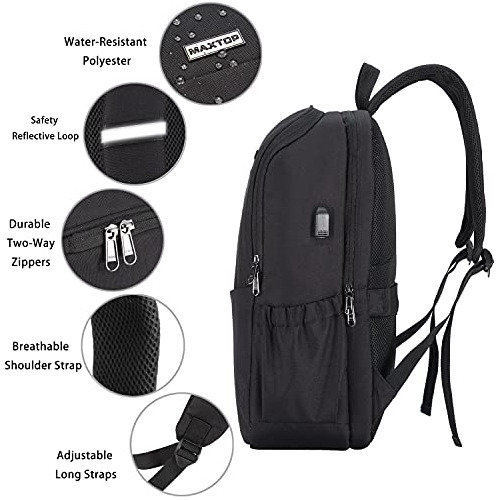 Mochila Para Portátil De Viaje Maxtop Con Puerto De Carga Us