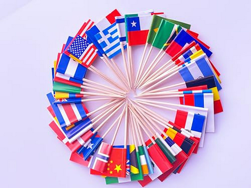 Mini Banderitas De Países Para Cupcakes (100 Unidades)