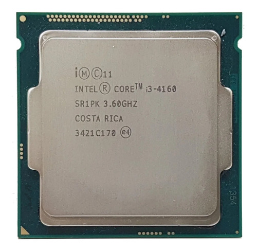 Procesador gamer Intel Core i3-4160 CM8064601483644 de 2 núcleos y  3.6GHz de frecuencia con gráfica integrada