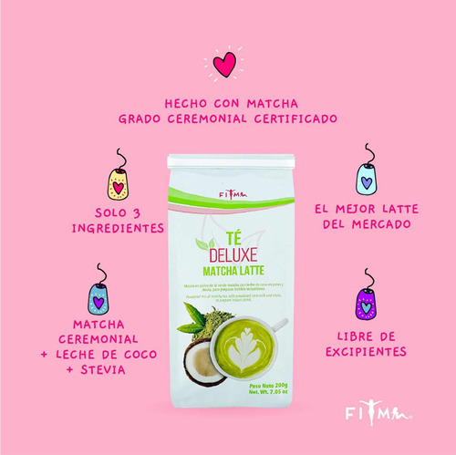 Te Matcha Latte Deluxe Fitme - g a $263