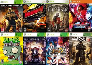 Dante's Inferno - Gears Of War Judgment + 6 Juegos Xbox 360