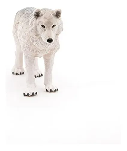 Figura Coleccionable: Lobo Polar Papo.
