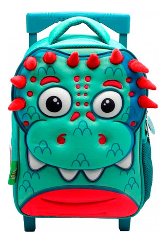 Mochila Carro Preescolar Mundo Dinos Triceraptor 30.5cm