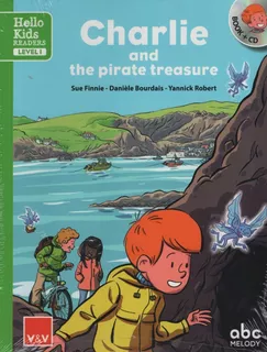 Charlie And The Pirate Treasure + Audio Cd - Hello Kids Read