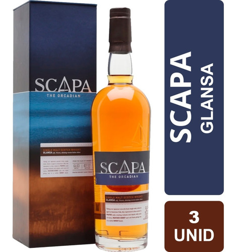 Whisky Scapa The Orcadian Glansa Single Malt Scotch X3u