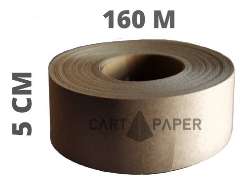 Imagen 1 de 5 de Cinta De Papel Engomado 160 Metros/ Cart Paper