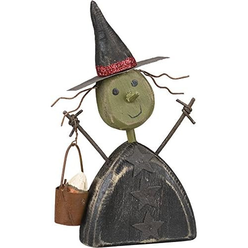 Figura De Bruja Gruesa De Estilo Vintage Halloween