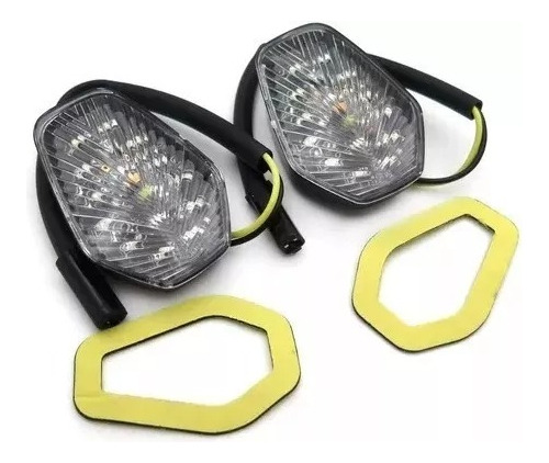 Par Direccionales Delanteras De Leds Para Gsxr 600 750 1000