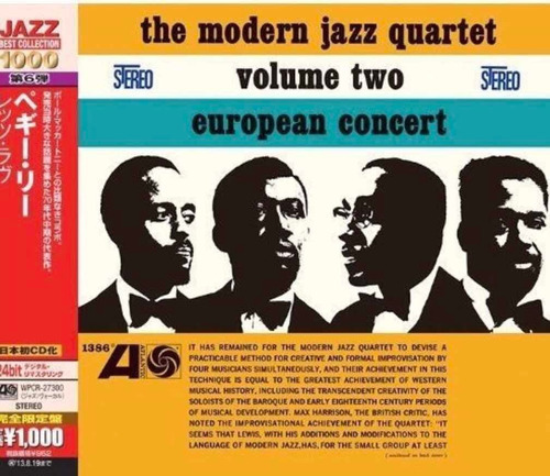 The Modern Jazz Volume Two/european Concert Cd Imp