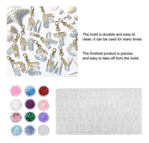 Molde De Silicona, Resina Epoxi, Accesorios De Joyería, Deco