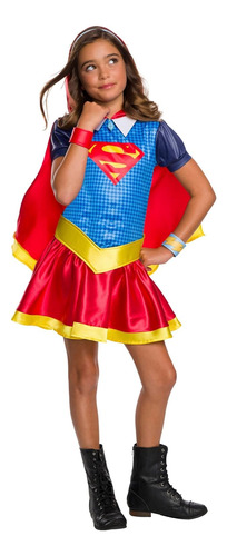Rubie S Dc Super Hero Vestido Capucha Niñas Disfraz Ni...