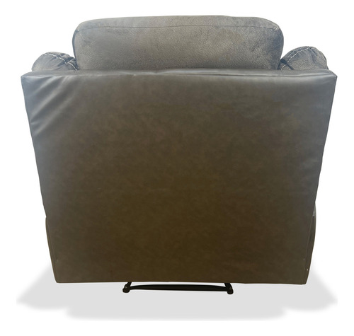Sillón Reclinable Reposet Sofá Individual Para Hogar Moderno Color Chocolate
