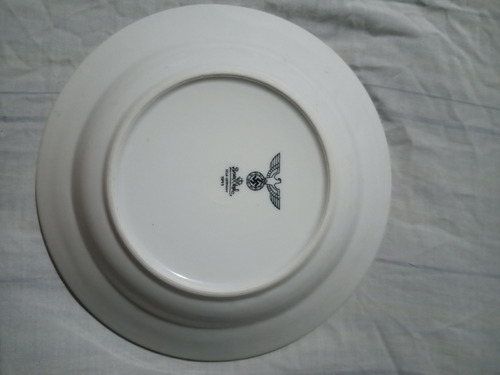 Plato Hondo De Porcelana Rosenthal De La 2da Guerra Mundial