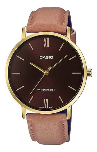 Reloj Casio Mtpvt01gl-5b Hombre Semi Plano Somos Tienda 