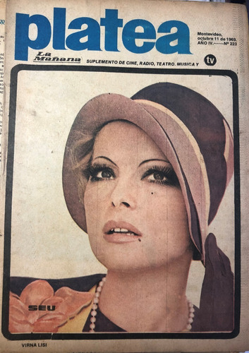 Revista Platea, Nº 223, 1969, Cine Radio Teatro , Rba