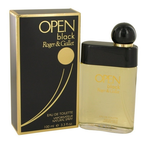 Perfume para hombre Roger & Gallet Open Black 100 ml Edt -