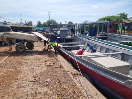 Bote Lancha Yate De Carga Capacidad 40t Motore 2 Yamaha 75hp