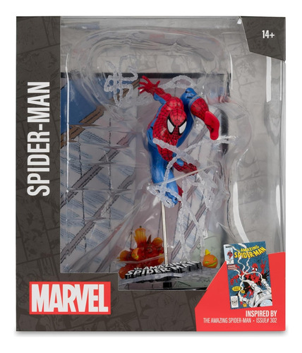 Mcfarlane Marvel: The Amazing Spider Man Num 302 Escala 1/10