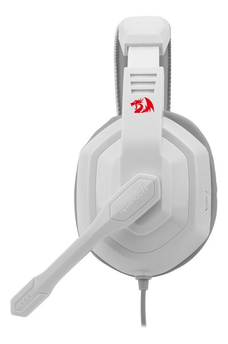 Imagem 5 de 7 de Fone De Ouvido Over-ear Gamer Redragon Ares Branco H120w