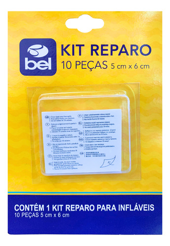 Kit Reparo Para Boia Piscina Colchão Infláveis Conserto Furo