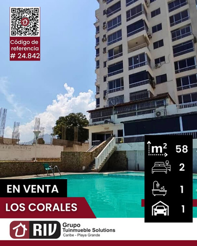 Venta - Apartamento Con Hermosa Vista Al Mar, En Los Corales Estado La Guaira.
