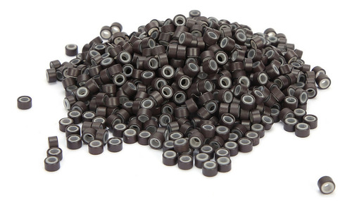 Extensão De Miçangas De Cabelo Forradas De Silicone, Microli