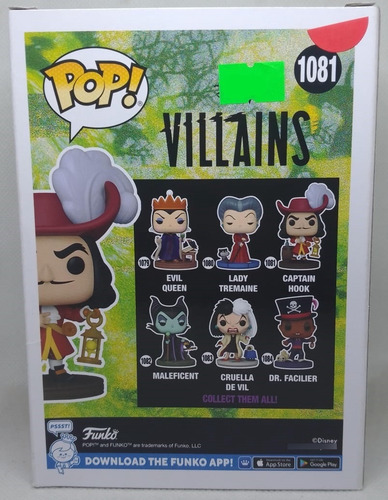 Funko Pop Captain Hook 1081