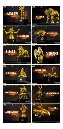 Zodiakos Studio 12 Objects Cavaleiro De Ouro 1/6 Saint Seiya