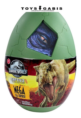 Jurassic World Mega Huevo Egg Surprise Captivz Clash Edition