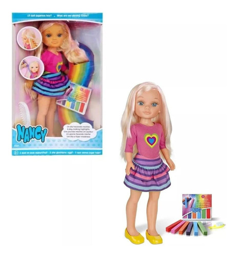 Muñeca Nancy Un Día Pintando Arcoiris