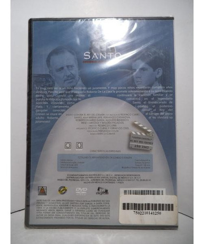 Santo Contra El Rey Del Crimen Dvd Lucha Libre
