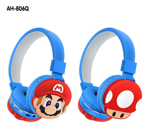 Audífonos Súper Mario Bros Inalambricos Bluetooth 