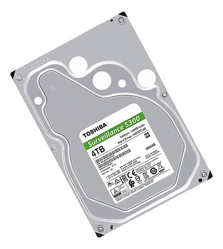 Disco Duro Toshiba Surveillance S300, 4tb, Sata 6.0 Gb/s