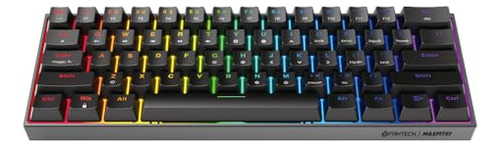 Fantech Maxfit61: Teclado Mecánico 60% Rgb Intercambiable En